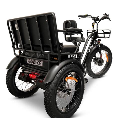 electric tricyccle rear seat box|forte electric tricycle rear seat.